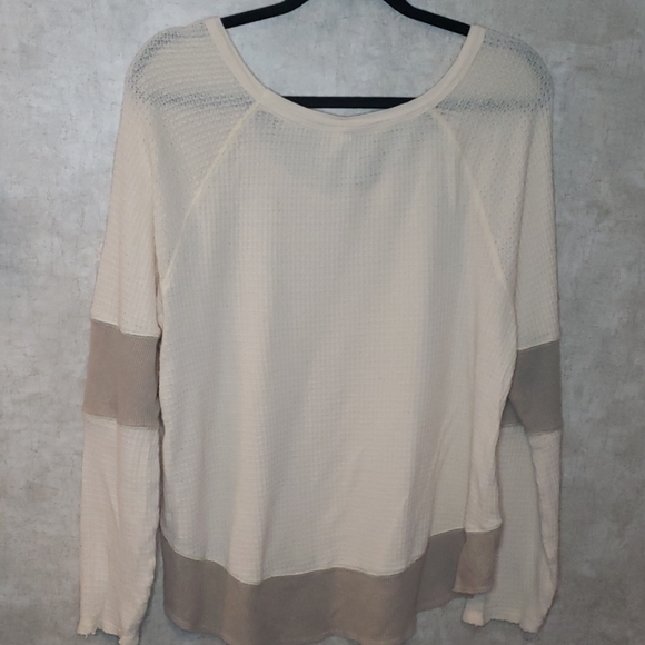 💜Free People Diamond Dozen Waffle Knit - Picture 6 of 6